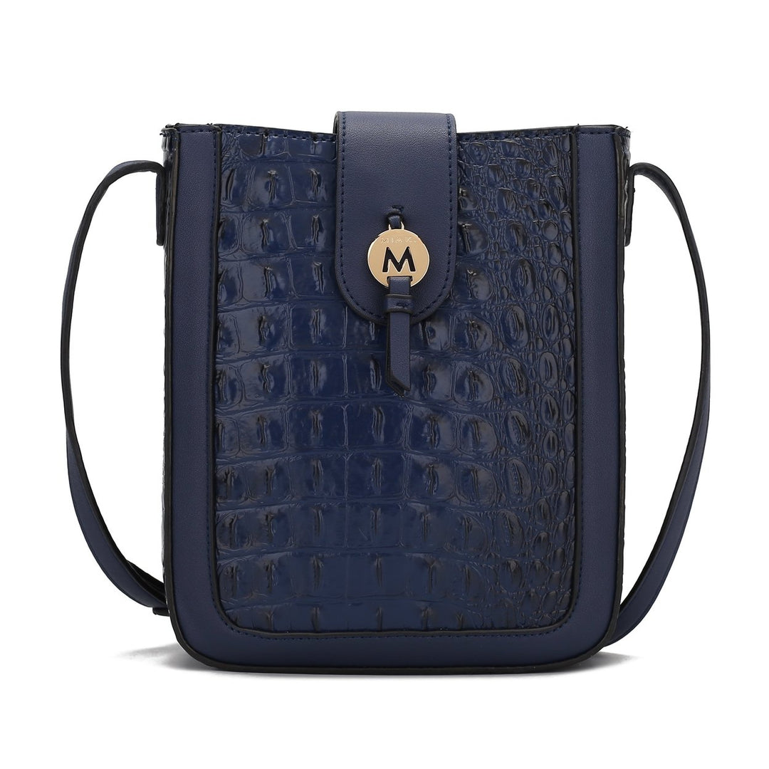 MKFCollection Molly Crossbody Bag - Vegan Leather Designer Handbag Image 8