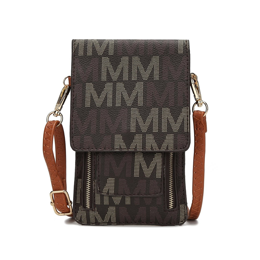 MKFCollection Velma Crossbody Bag - Vegan Leather Designer Handbag Image 9