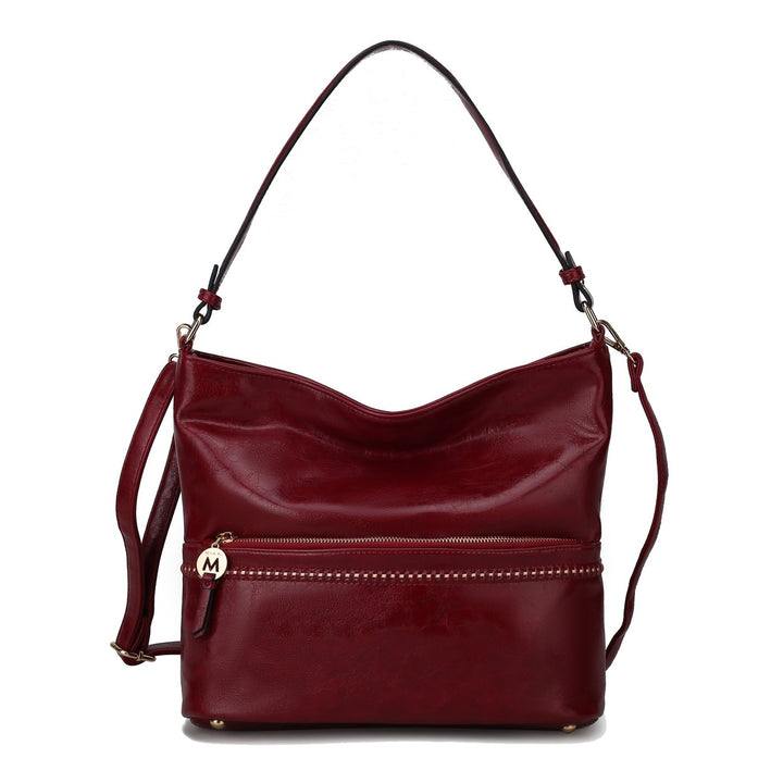 MKFCollection Sierra Shoulder Bag - Vegan Leather Designer Handbag Image 1