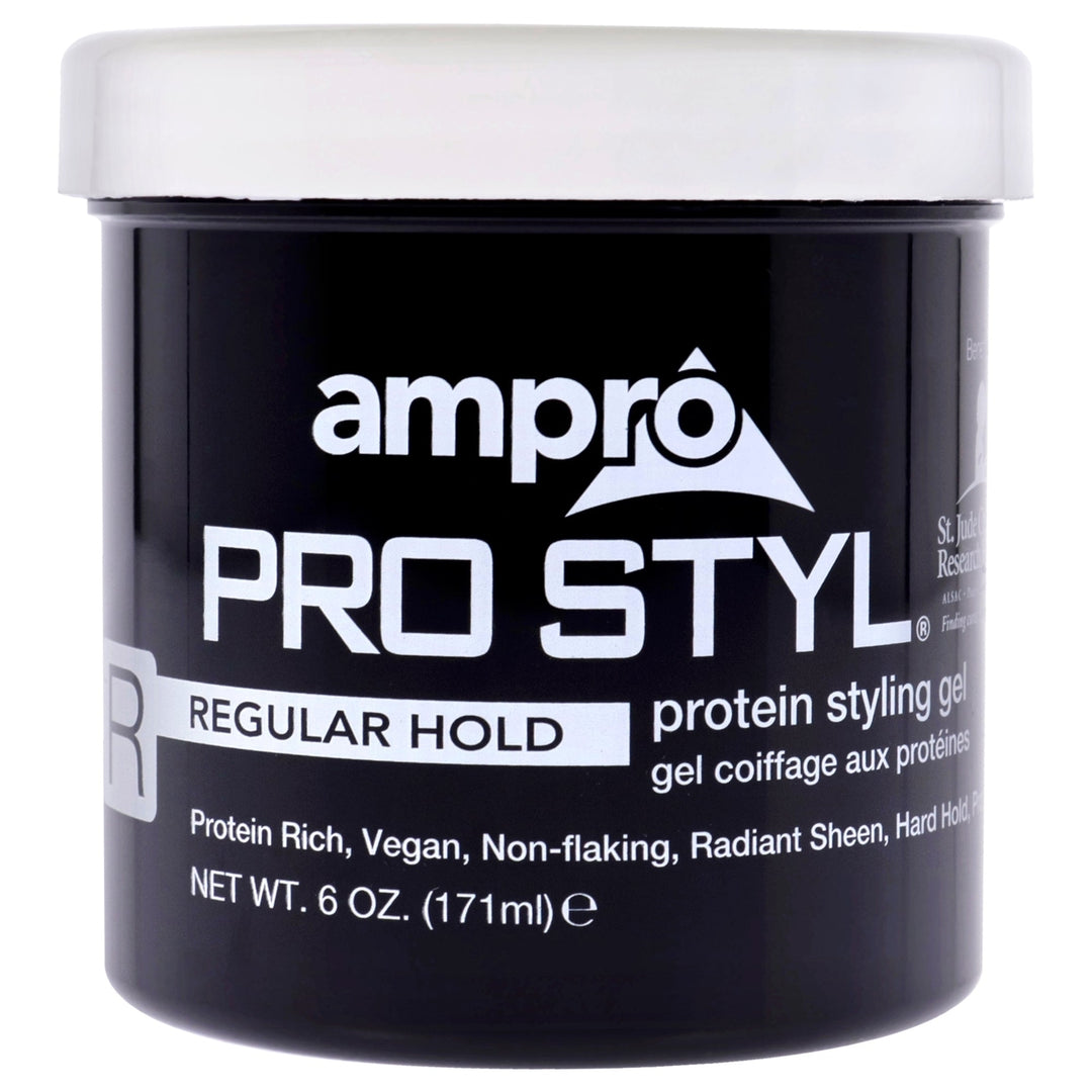 Ampro Pro Styl Protein Styling Gel - Regular Hold by Ampro for Women - 6 oz Gel Image 1