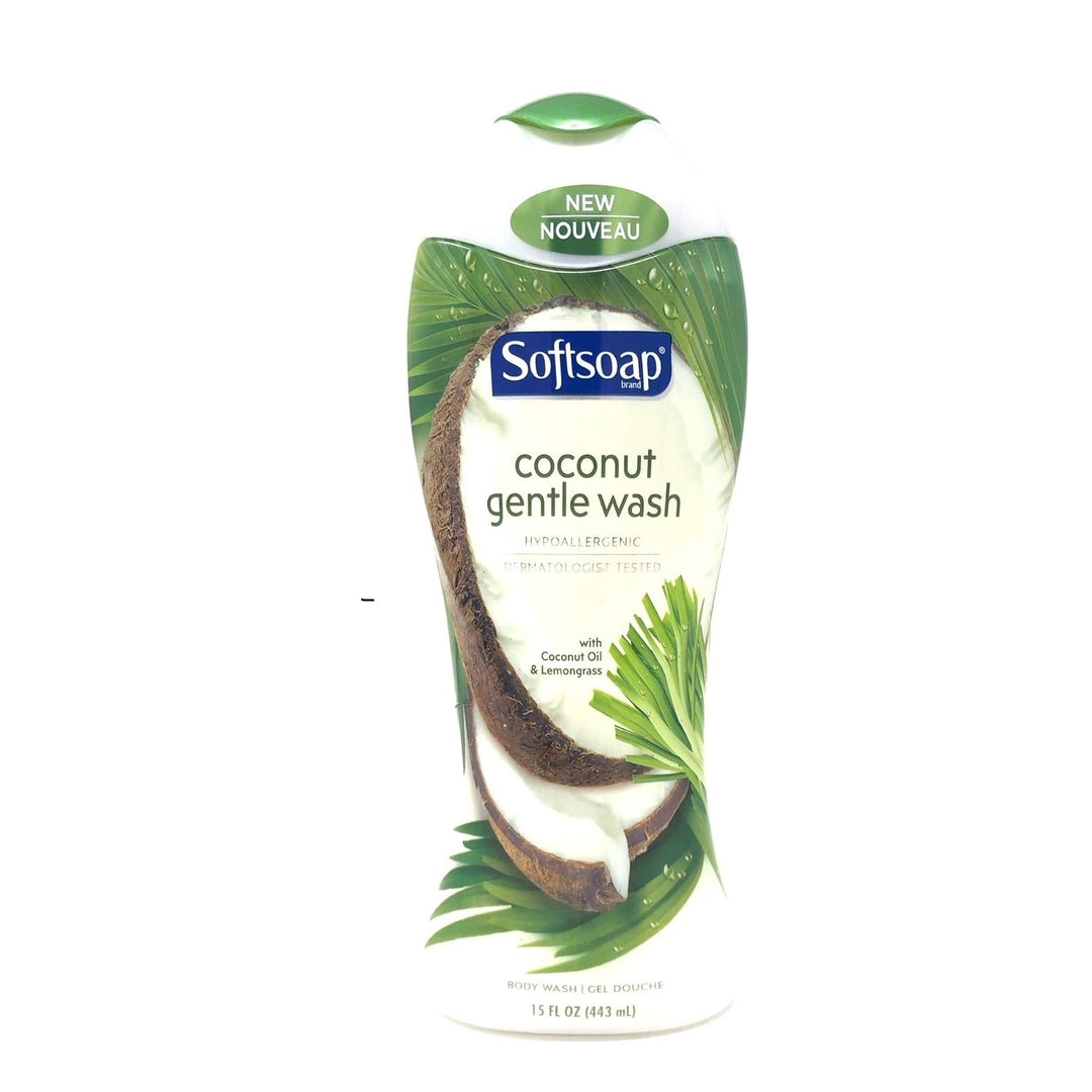 Softsoap Hypoallergenic Coconut Gentle Wash with Coconut Oil and Lemongrass 15 oz (Pack of 2) Image 2