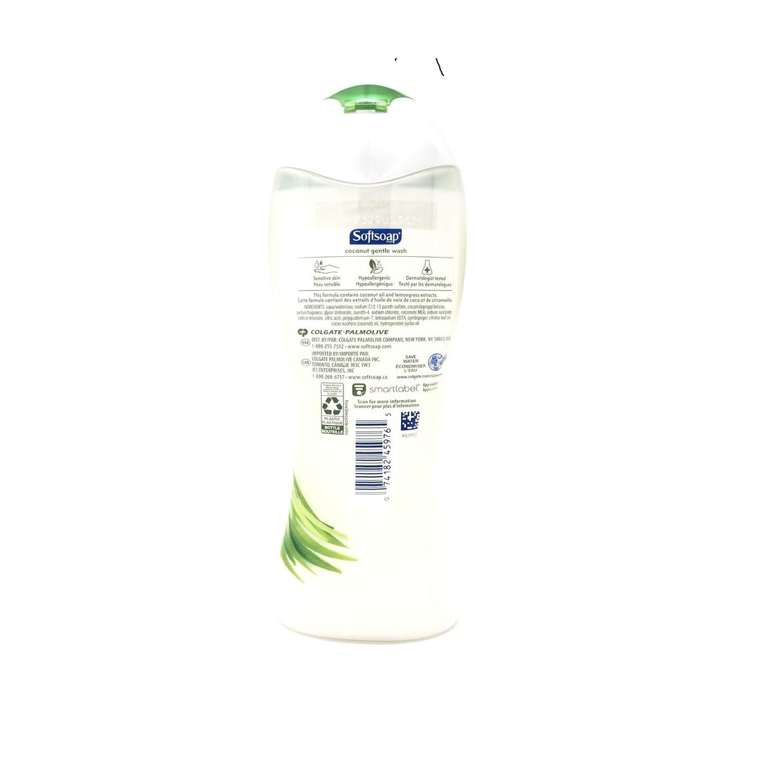 Softsoap Hypoallergenic Coconut Gentle Wash with Coconut Oil and Lemongrass 15 oz (Pack of 2) Image 3