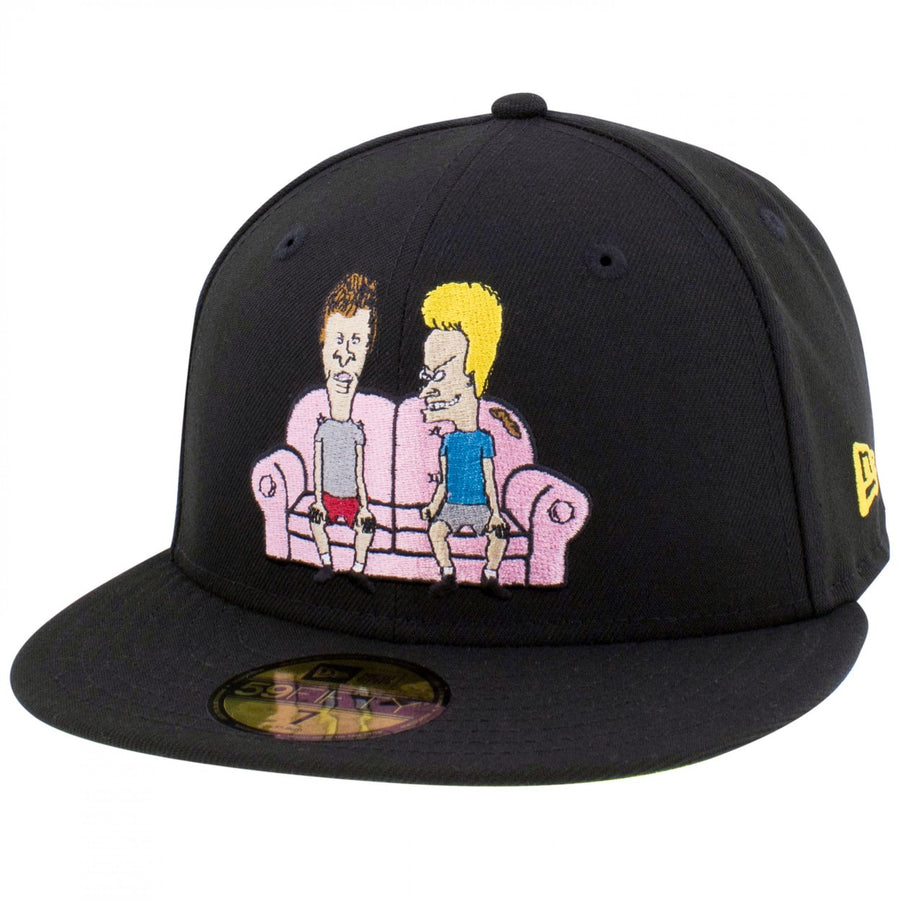 Beavis and Butthead Couch Era 59Fifty Fitted Hat Image 1