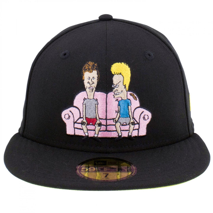 Beavis and Butthead Couch Era 59Fifty Fitted Hat Image 2