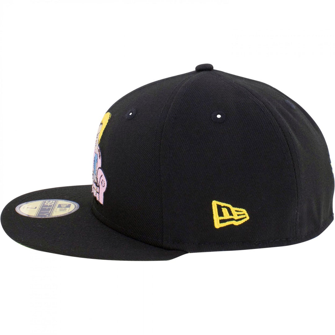 Beavis and Butthead Couch Era 59Fifty Fitted Hat Image 3