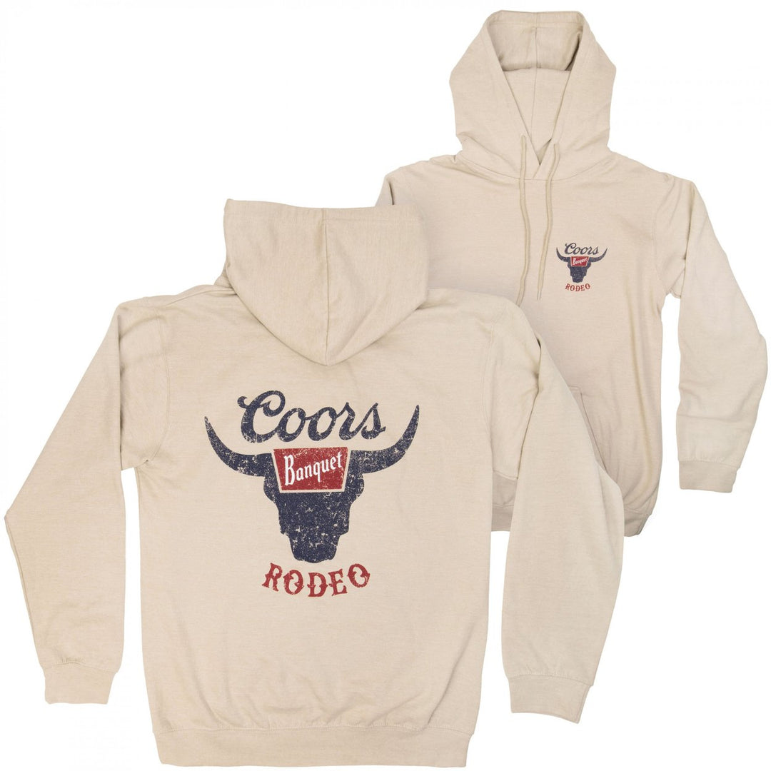 Coors Banquet Rodeo Logo Sand Pull-Over Hoodie Image 1