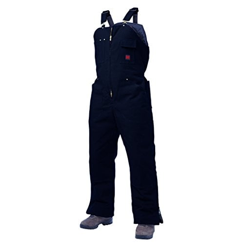 Tough Duck Mens Insulated Overall Bib BROWN Image 2