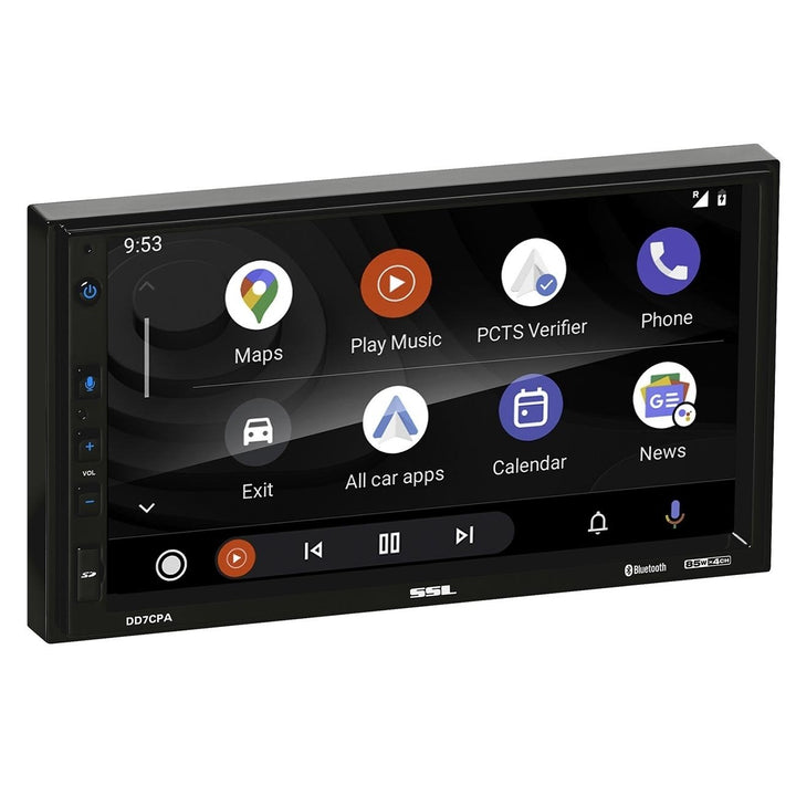 Double Din 7-Inch Car Stereo Touchscreen CarPlay Android Auto Bluetooth Audio and Calling No CD/DVD Player - Sound Storm Image 4