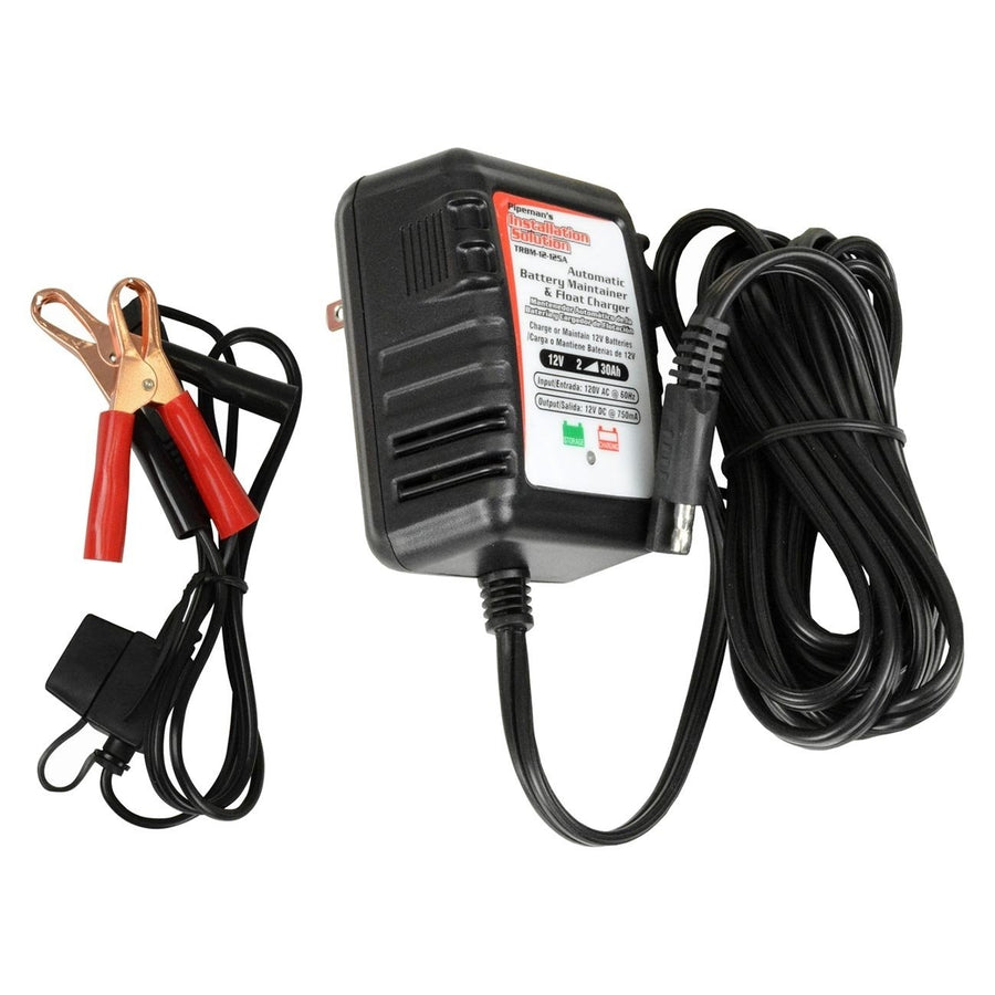 Automatic 12V Battery Maintainer and Float Charger - Ideal for Cars Motorcycles Boats and RVs - Pipemans Installation Image 1