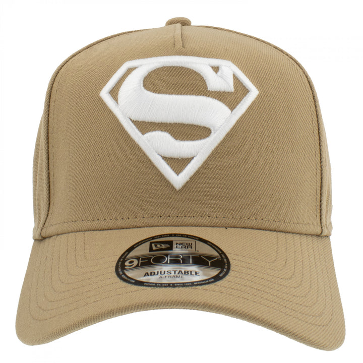 Superman Khaki Era A-Frame 9Forty Adjustable Hat Image 2