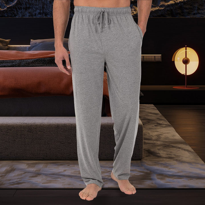 3-Piece Mens Ultra-Soft Cozy Comfy Solid and Plaid Loungewear Pajama Sleepwear Pants Image 4