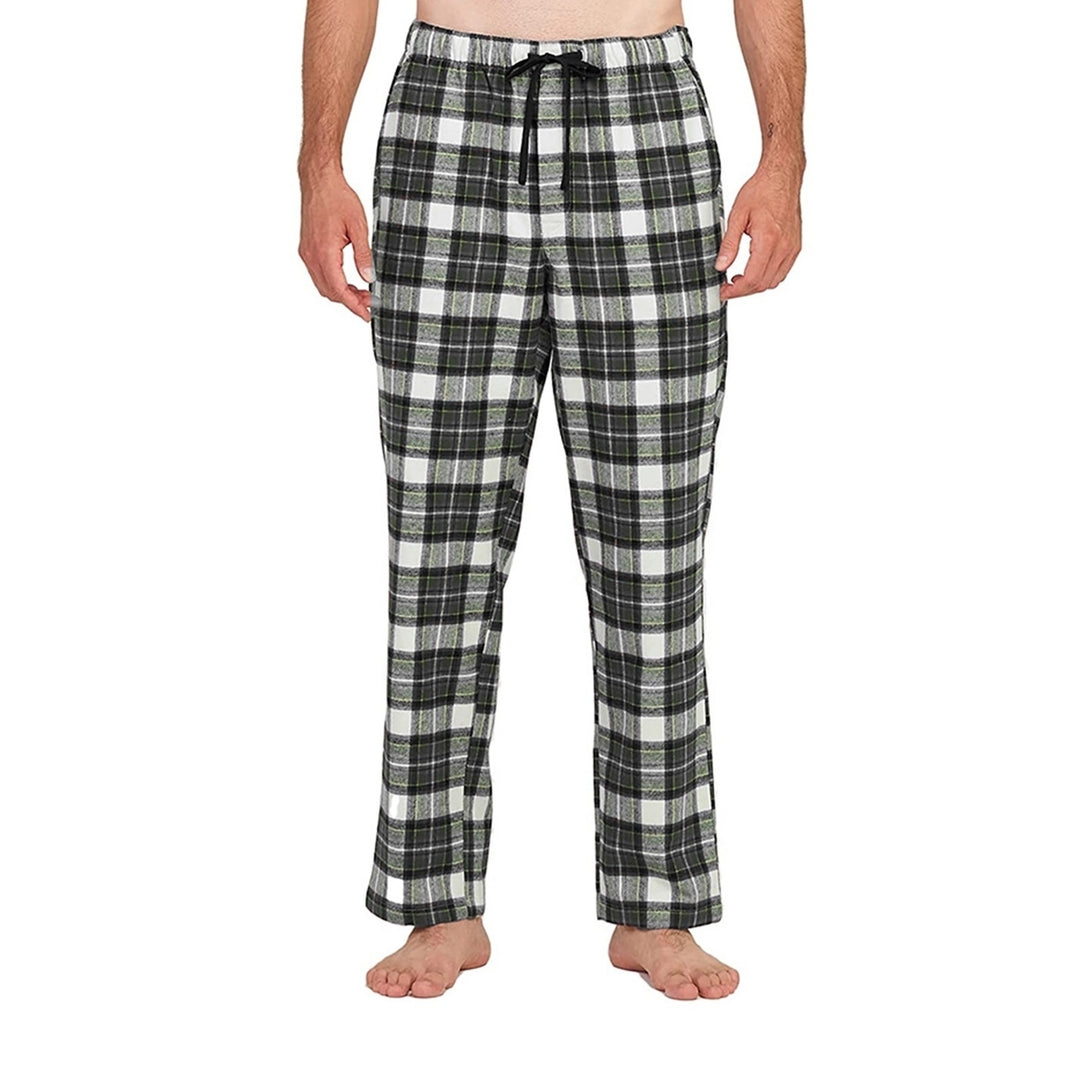 3-Piece Mens Ultra-Soft Cozy Comfy Solid and Plaid Loungewear Pajama Sleepwear Pants Image 12