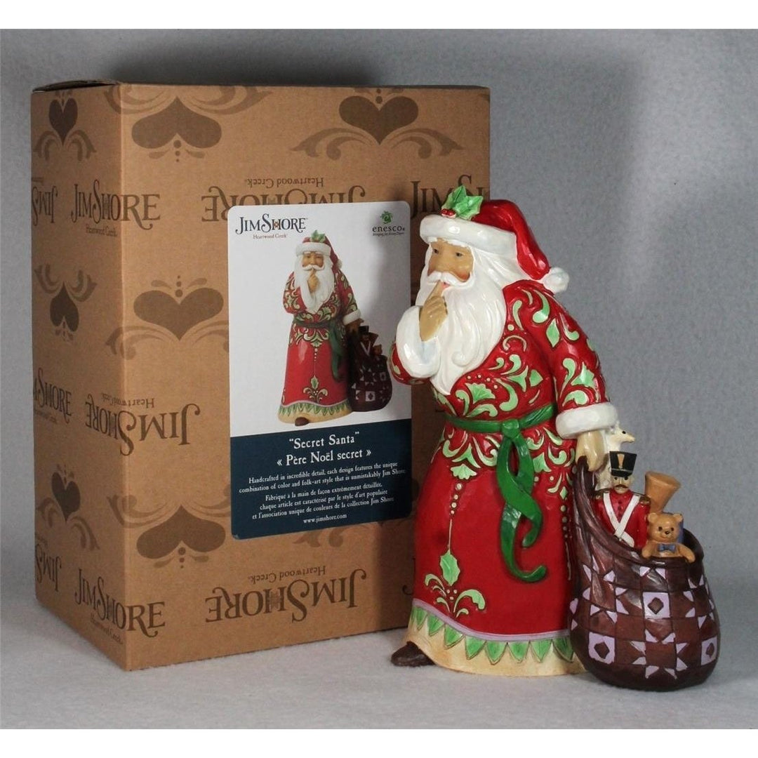 Jim Shore Heartwood Creek Secret Santa- 2024 Figurine - in Box 6015500 Image 4