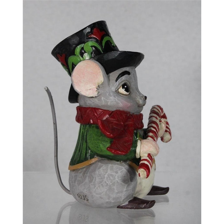 Jim Shore Heartwood Creek Christmas Mouse Mini- 2024 Figurine - NIB - 6015461 Image 2