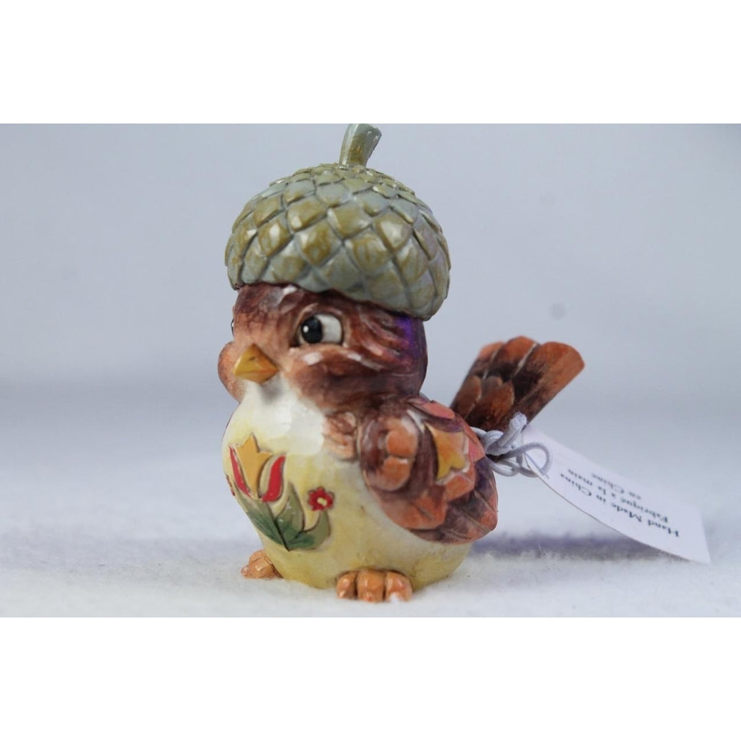 Jim Shore Little Bird With Acorn - 2024 - 6014495 - In Box Image 1