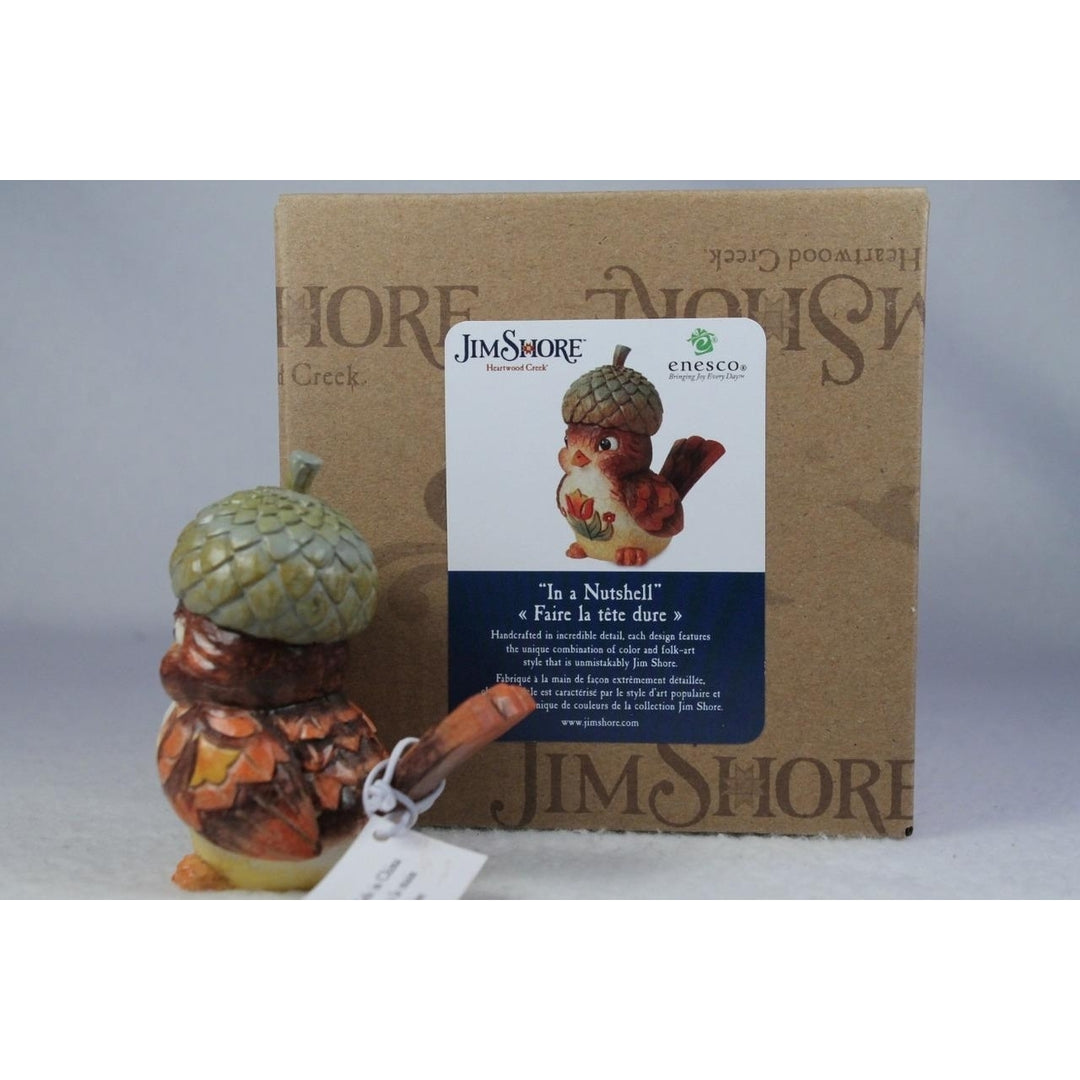 Jim Shore Little Bird With Acorn - 2024 - 6014495 - In Box Image 2