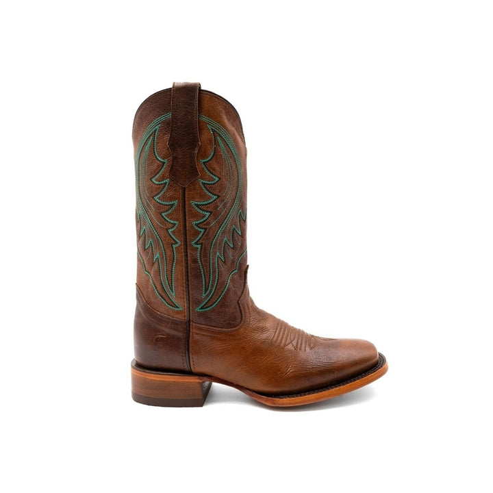 Ferrini Western Boots Mens Beau 13" Square Toe Honey 14593-29 Image 2