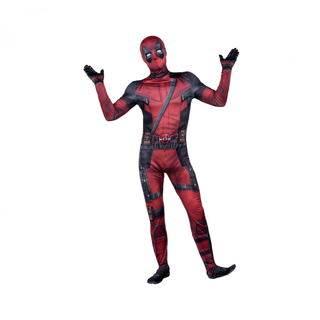 Deadpool Marvel Spandex Deluxe Costume Image 1