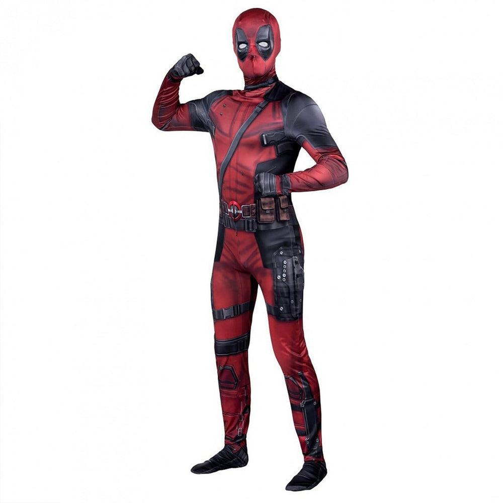 Deadpool Marvel Spandex Deluxe Costume Image 2