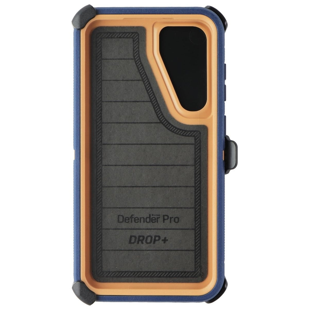 OtterBox Defender Pro Case and Holster for Samsung Galaxy S23+ (Plus) - Blue Suede Image 3