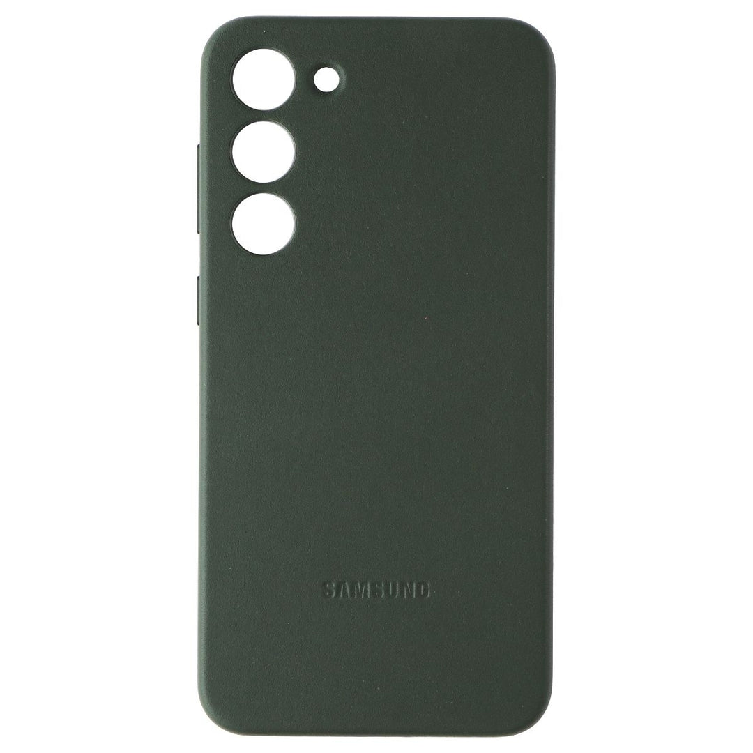 Samsung Leather Case for Galaxy S23+ (Plus) - Green Image 2