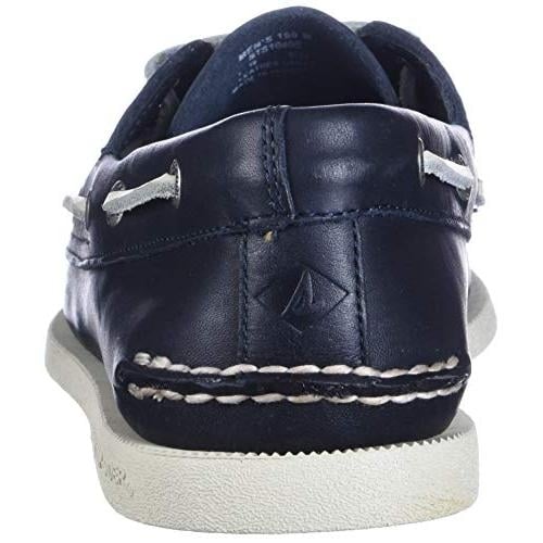 Sperry Mens A/O 2-Eye Plush Varsity Boat Shoe US NAVY Image 3