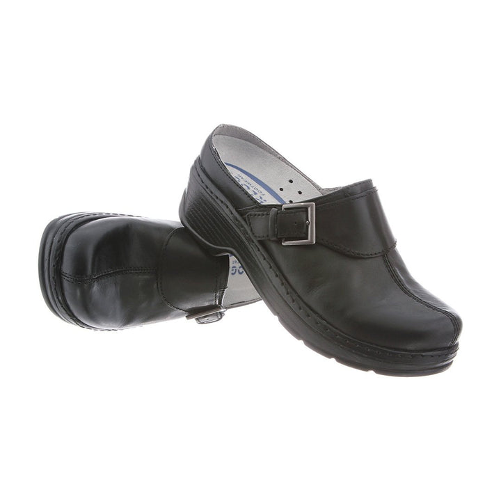 KLOGS Womens Austin Black Smooth Leather Mule - 3033-0003 11 BLACK SMOOTH Image 4