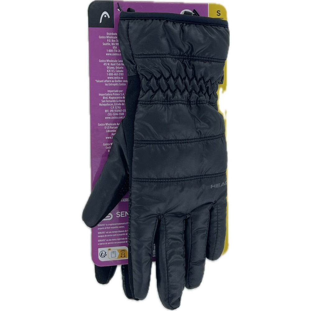 Head Womens Waterproof Hybrid Gloves 1 Pair Small (Black) Image 2