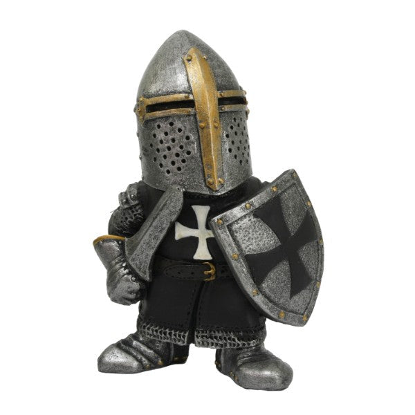 Polyresin Medieval Knight with Sword and Shield Figurine Medieval Decor Boardgame Piece Decor Image 3