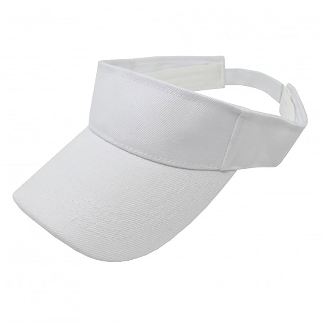 6 Pack Sun Visor Athletic Wear Adjustable Cap Hats Image 1