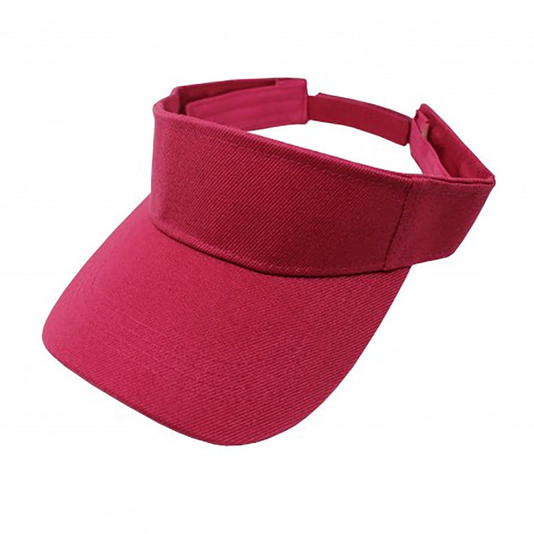 18 Pack Adjustable Sun Visor Caps Athletic Wear Image 3