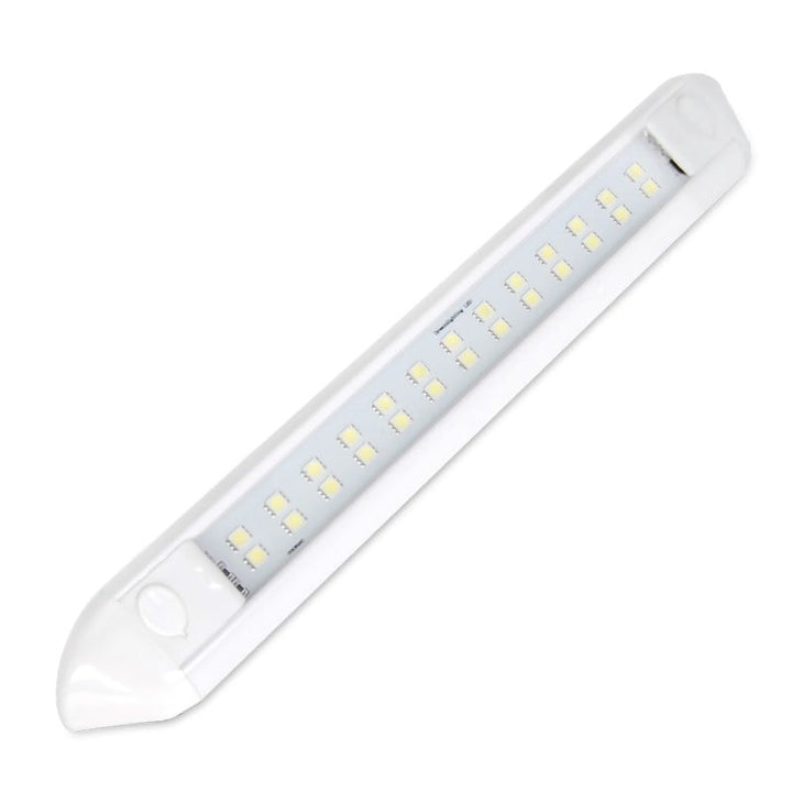 12V LED Porch Light Fixture 10 Inch Weatherproof Cool White RV Camper Awning Image 1