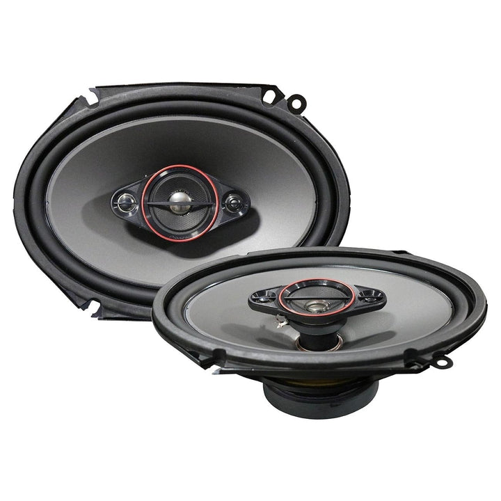 6x8" and 5x7" Coaxial 4-Way Full Range Speakers  High-Performance 350W for Car Audio  Easy Installation Pioneer (Pair) Image 2