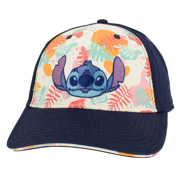 Lilo and Stitch Tropical Florals Baseball Cap Image 1