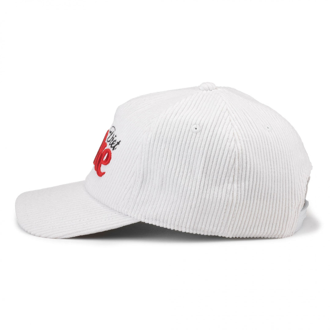 Diet Coke Logo Embroidered Corduroy Adjustable Hat Image 2