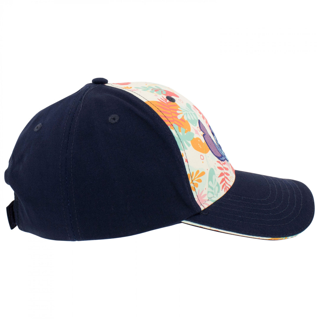 Lilo and Stitch Tropical Florals Baseball Cap Image 4