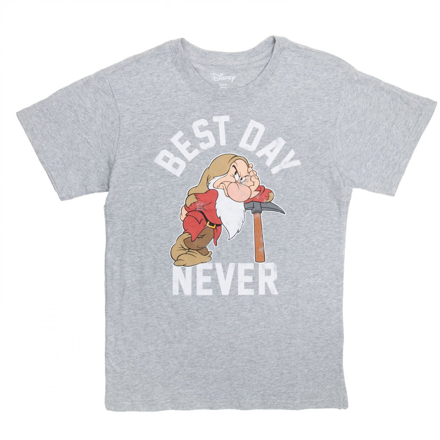 The 7 Dwarves Grumpy Best Day Never T-Shirt Image 1