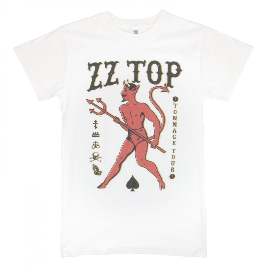 ZZ Top Devil Spades T-Shirt Image 1