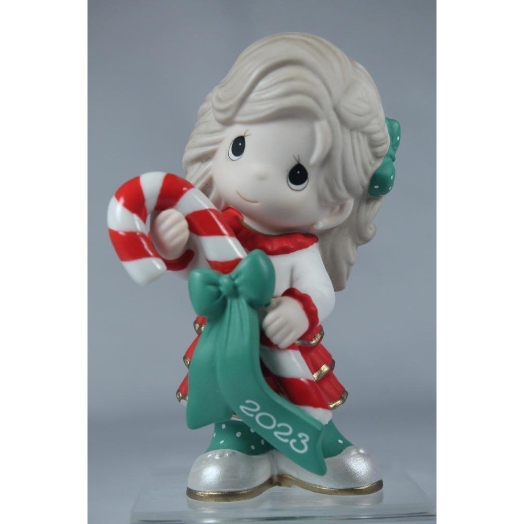 Precious Moments-Sweet Christmas Wishes Girl Dated 2023 Figurine - 231001 NIB Image 1