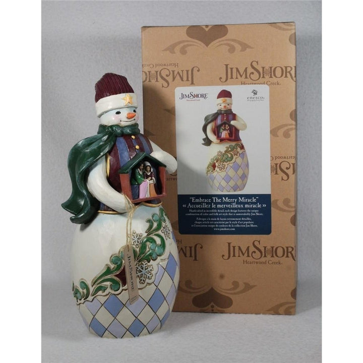 Jim Shore Embrace the Merry Miracle- 2021 Figurine - in Box 6009402 Image 4