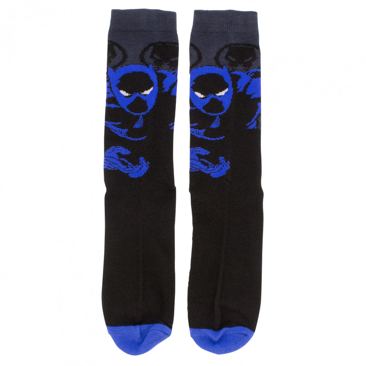 Black Panther Retro Character Cover Crew Socks Image 4