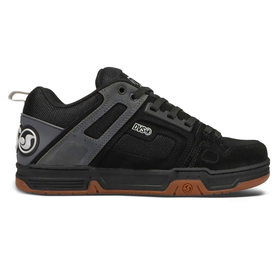 DVS Mens Comanche Skate Shoe Black/Charcoal/Grey - DVF0000029-034 BLACK CHARCOAL GRAY SUEDE Image 2