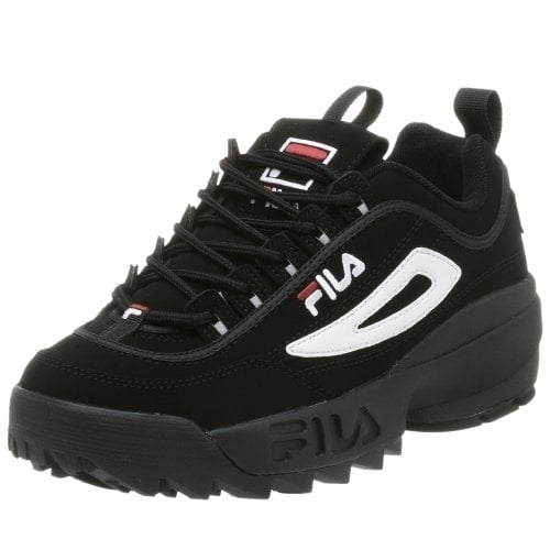 FILA Mens Disruptor 2 Sneaker Black/White/Red - FW01653-018 7.5 BLK/WHT/RED Image 4