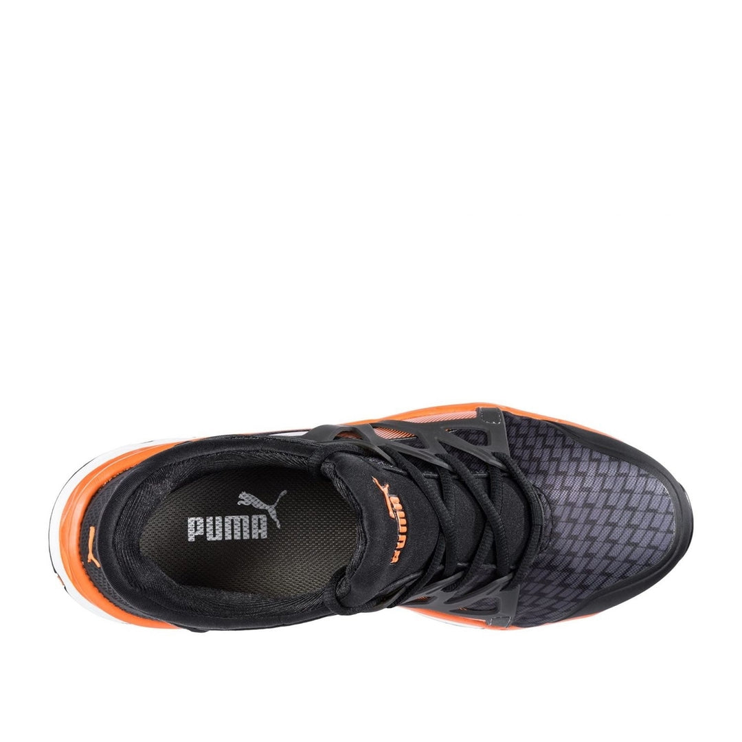 PUMA Safety Mens Rush 2.0 Mid Composite Toe ESD Work Shoe Black/Orange - 633875 BLACK/ORANGE Image 3