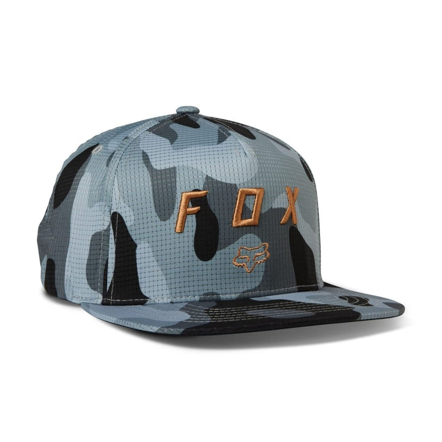 Fox Racing Mens Standard VZNS TECH Snapback HAT Black CAMO OS Image 1