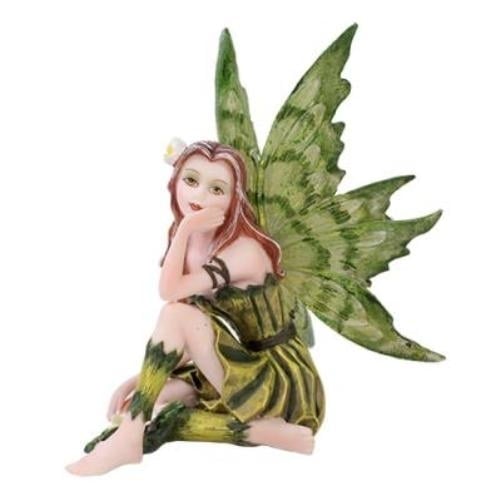 Polyresin Fairy Contemplating Life Figurine Fairy Tale Decor, Image 3