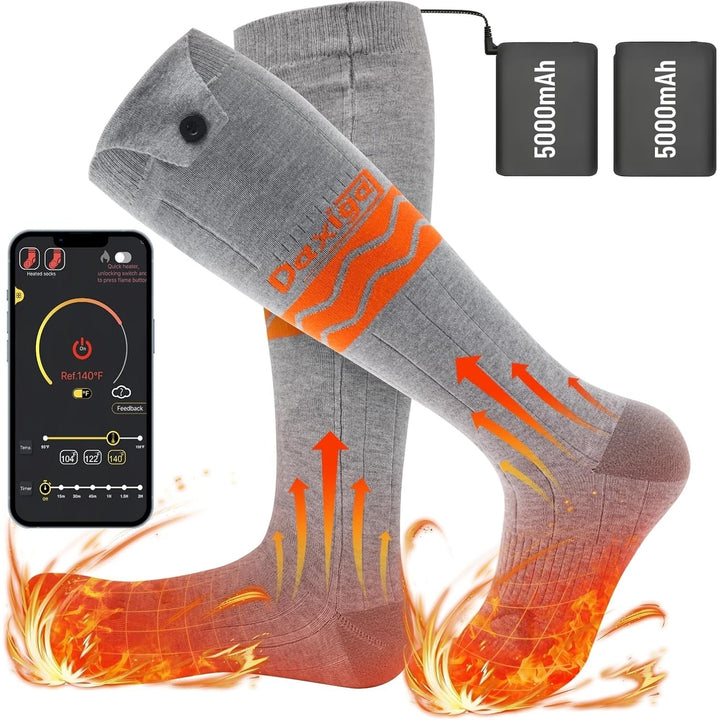 Rechargeable Electric Heated Socks for Men and Women Image 1