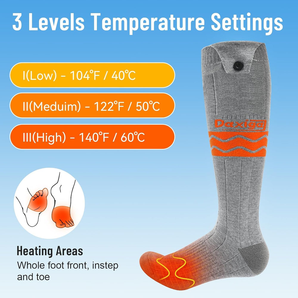 Rechargeable Electric Heated Socks for Men and Women Image 2