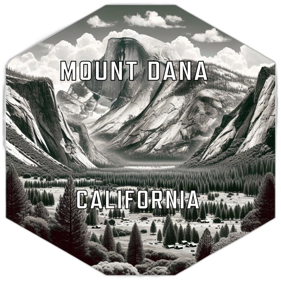 Mount Dana California Souvenir Travel Destination Die Cut Hexagon Fridge Magnet Image 1