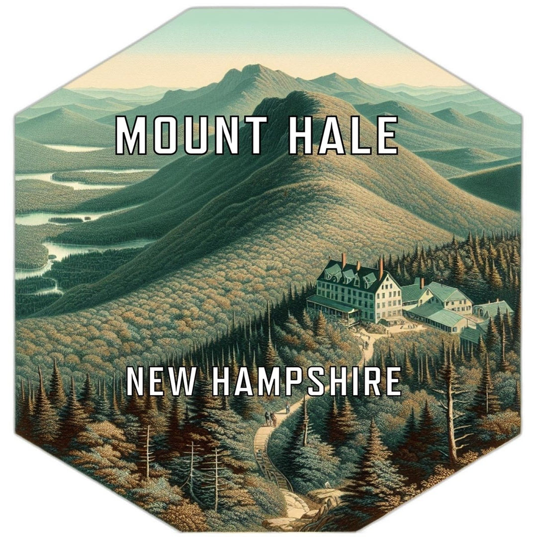 Mount Hale Hampshire Souvenir Travel Destination Die Cut Hexagon Fridge Magnet Image 1